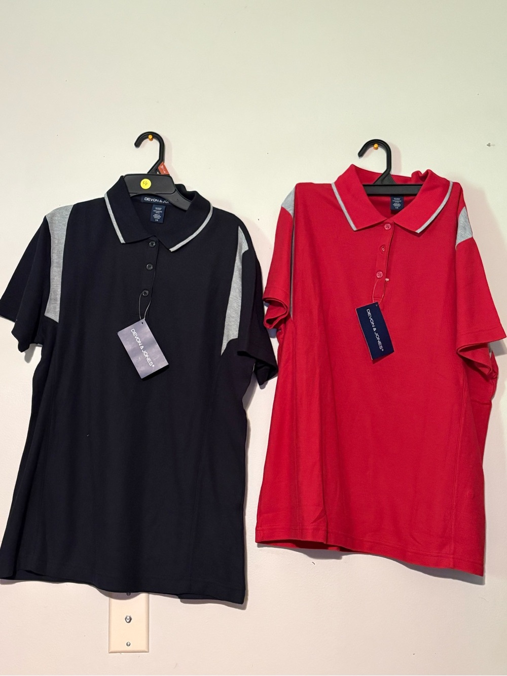 Devon & Jones Polo Shirt with Contrast Trim